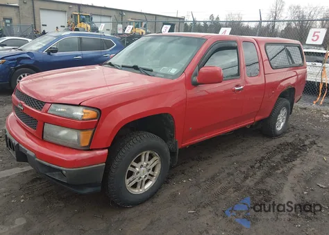 2009 Chevrolet Colorado Lt from USA, damaged, VIN 1GCDT19E798157617